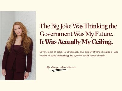 The Big Joke Was Thinking the Government Was My Future. It Was Actually My Ceiling.